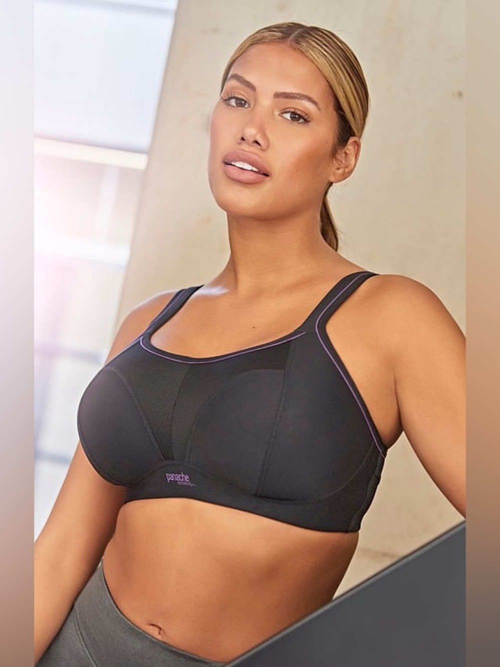 Panache Black Non Wired Sports Bra